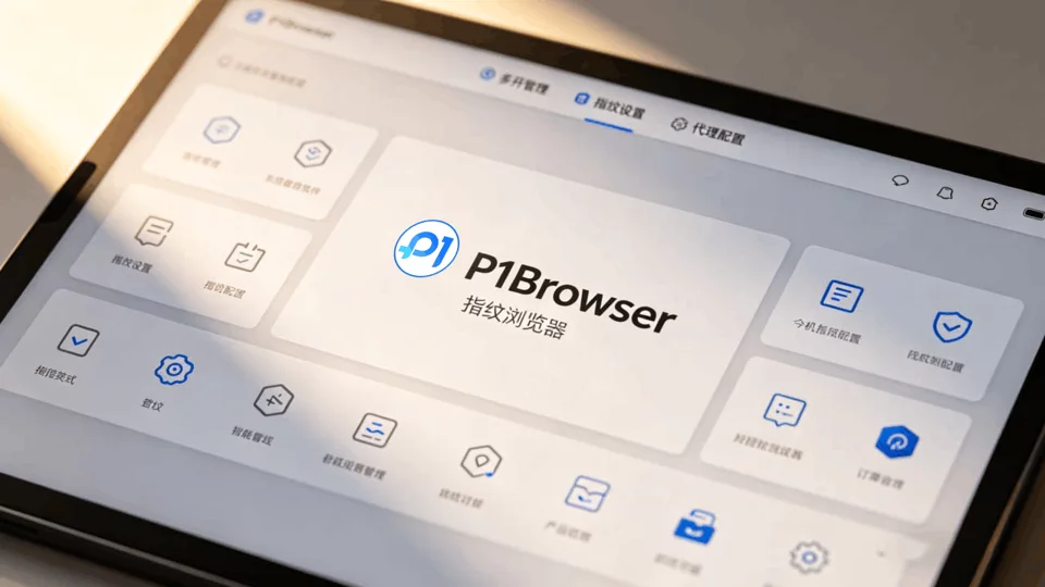 Facebook/Instagram 多账号管理:P1Browser 指纹浏览器咨询