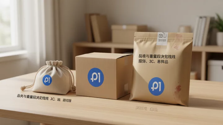 不同品類重量段對應的包裹實物