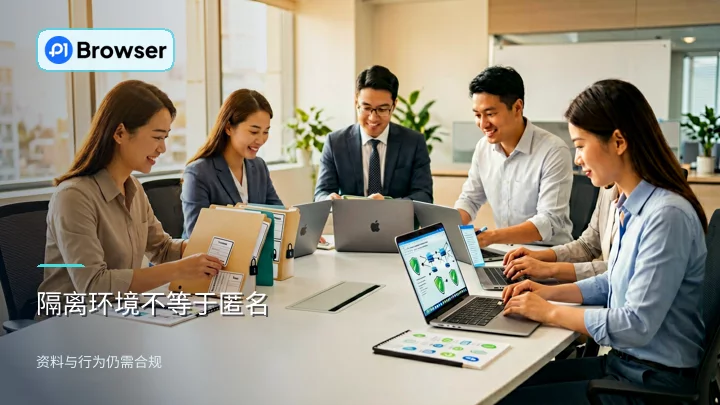 營運團隊為不同業務帳號整理獨立的工作環境與資料