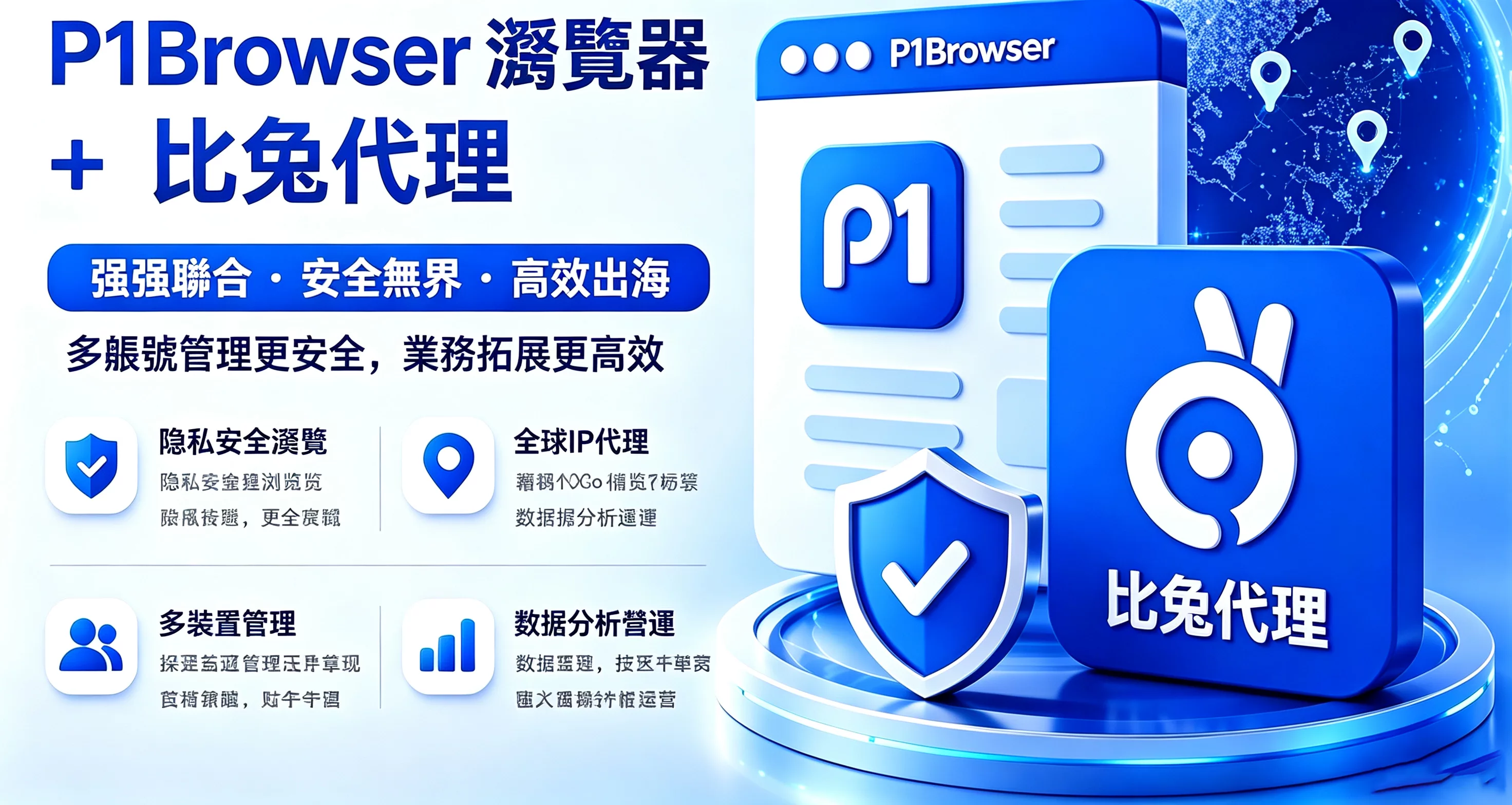 P1Browser+比兔代理:海外社媒本地化运营完整版解决方案