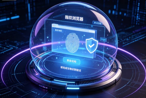 指纹浏览器示意图