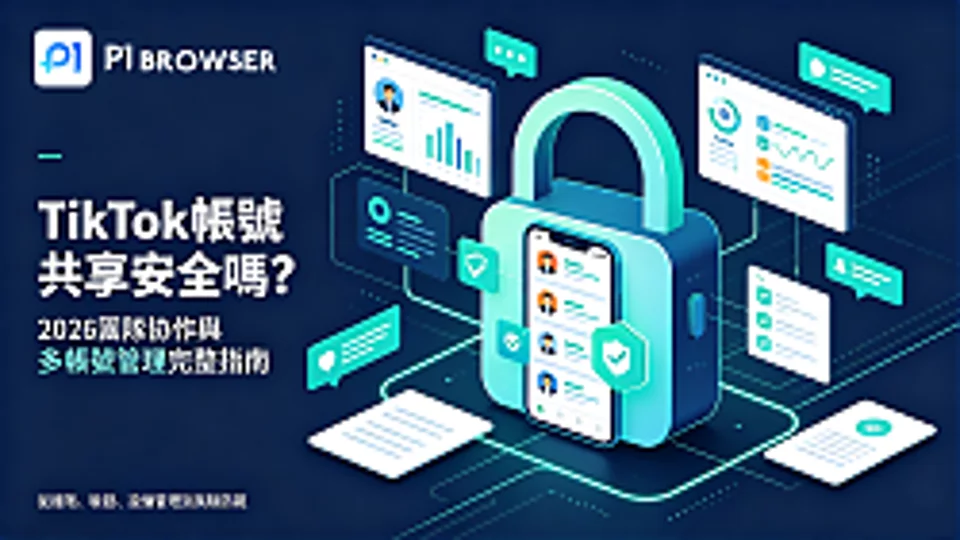TikTok账号共享安全吗?2026团队协作与多账号管理完整指南