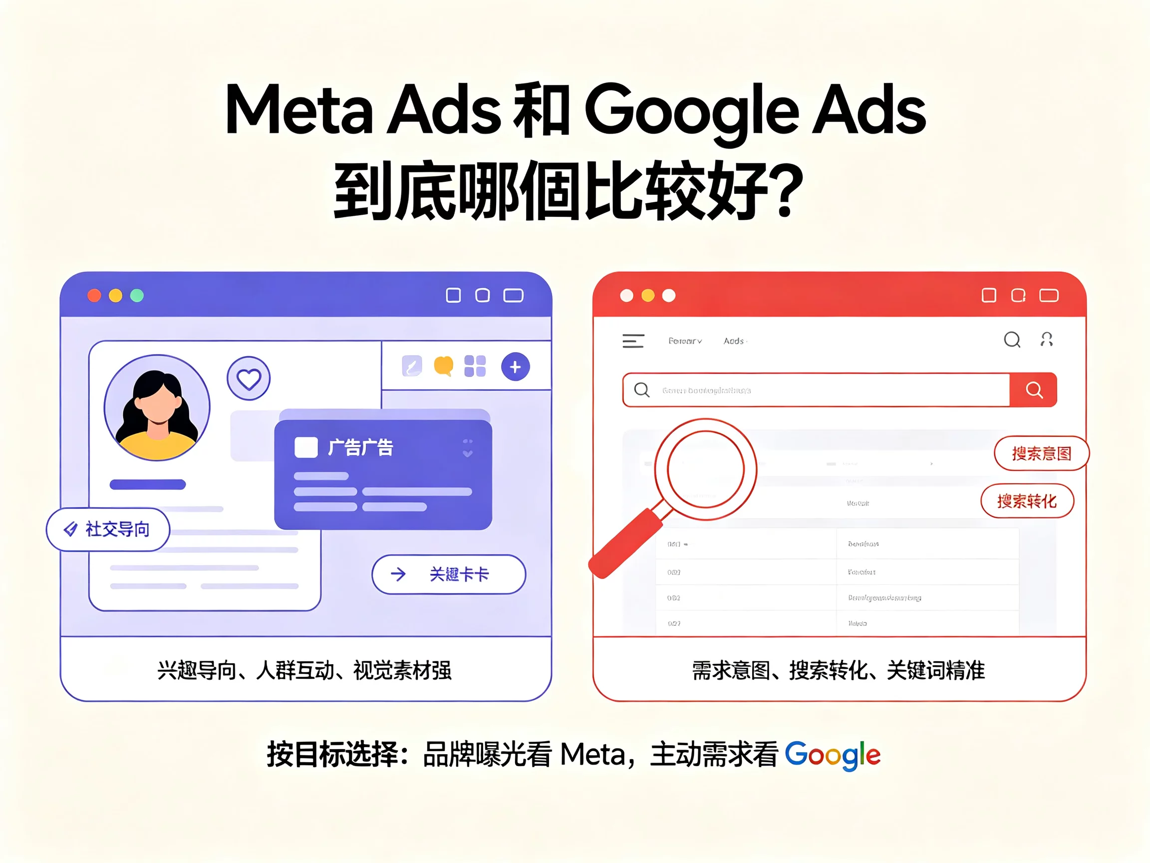 Meta_Ads_vs_Google_Ads:2026_广告投放怎么选?完整比较与实战指南 图1 Meta_Ads_vs_Google_Ads:2026_广告投放怎么选?完整比较与实战指南 图1
