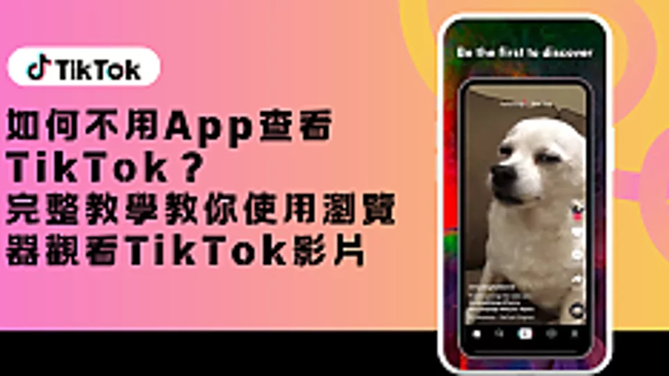 如何不用 App 查看 TikTok?完整教学教你使用浏览器观看 TikTok 视频