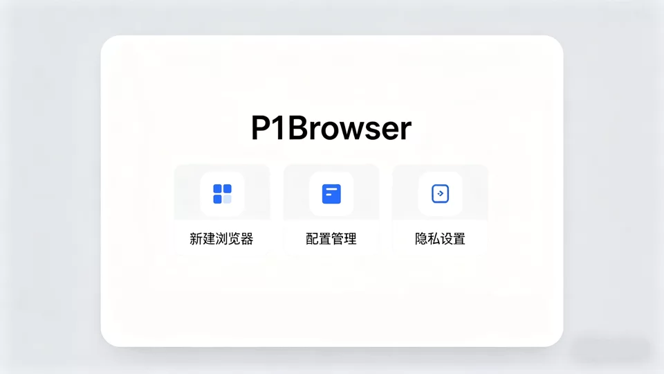 多账号防关联浏览器_P1Browser_支持 Facebook YouTube TikTok Instagram