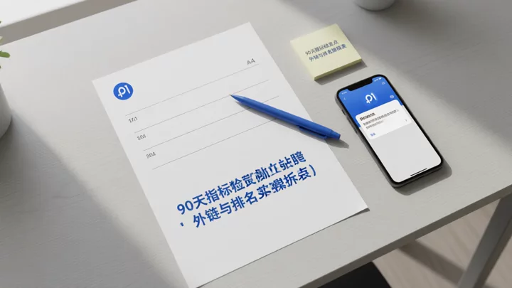 90天节点指标对照表与外链追踪工作场景