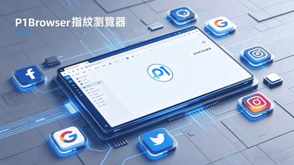 P1Browser 指纹浏览器|海外社媒 TikTok/Instagram/Facebook 专用