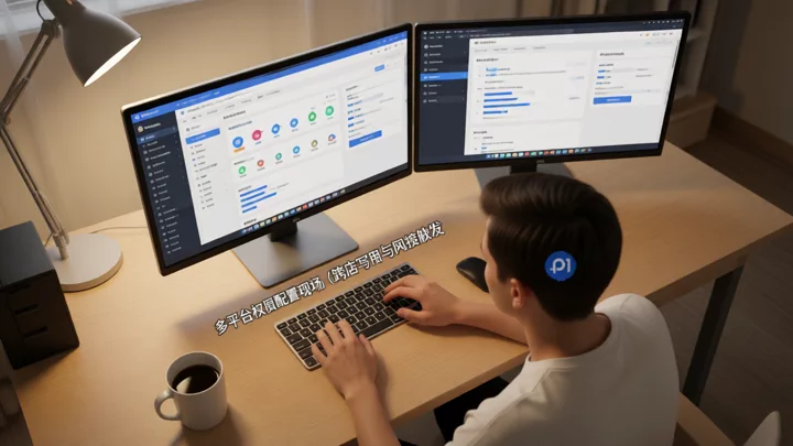 Scenarios where operators switch between multi-platform Seller Centers to configure permissions