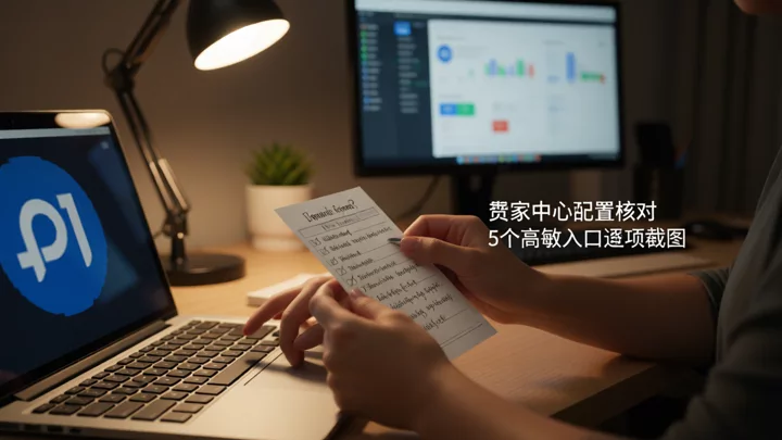 賣家在賣家中心後台逐項核對設定參數
