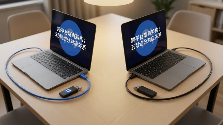 跨平台瀏覽器 profile 隔離架構示意:亞馬遜與 TikTok Shop 各自獨立的網路出口、指紋參數與支付通道切分