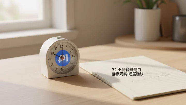 Timer and checklist for the 72-hour silent observation period, used to verify whether the isolation configuration is in effect