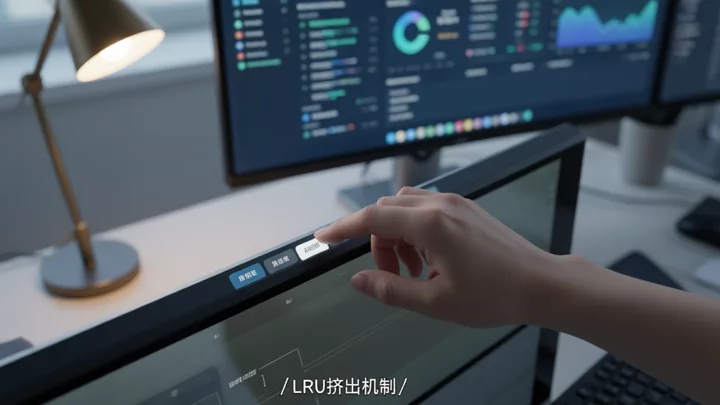 A hand hovering above five browser tabs, illustrating the pressure of multiple tabs sharing a single storage quota.
