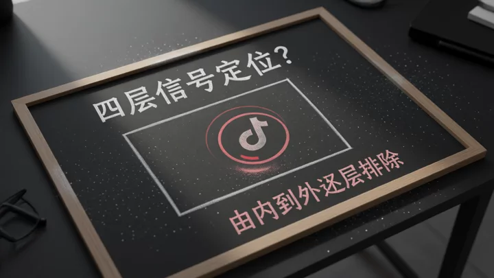 四层信号模型示意图:由外到内的同心矩形代表登录凭证、网络出口、浏览器指纹、数据行为四层