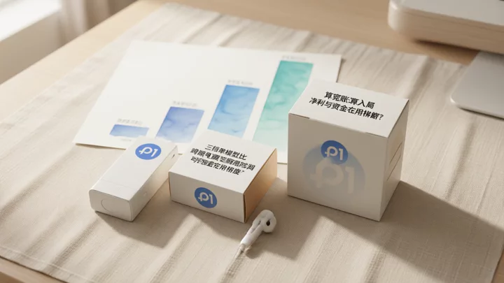 三种客单价区间的包装盒并排,暗示不同选品模型的利润差异