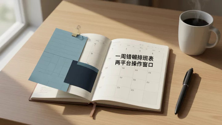 一週操作時序甘特圖示例:亞馬遜與 TikTok Shop 價格修改、庫存同步、客服接單的錯峰窗口