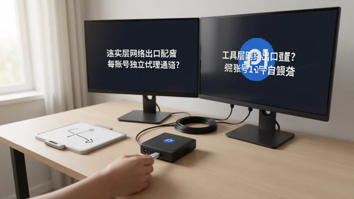 商店管理工具執行時網路出口與同步佇列的物理隔離示意