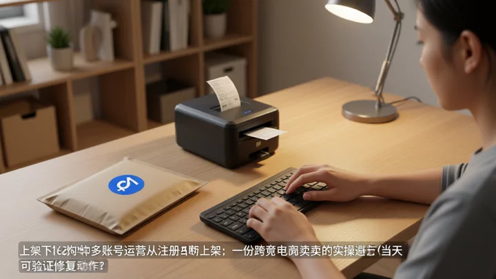 上架到首單出倉的操作斷點場景:鍵盤操作與物流標籤列印的銜接位置