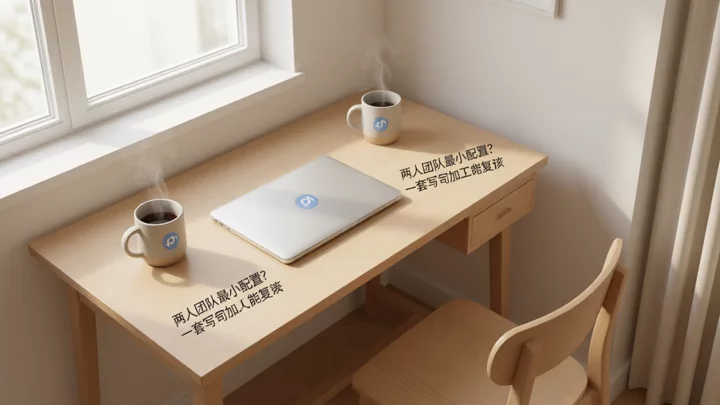 兩人團隊最小工具配置:一張桌面、兩台設備、一套同步外掛