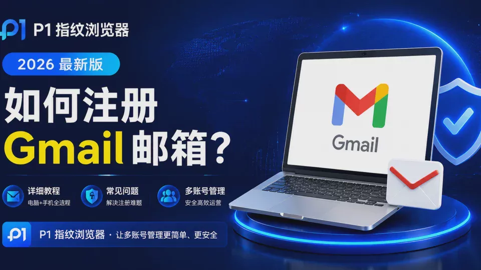 Gmail邮箱注册教程(2026最新版):如何创建Google账号