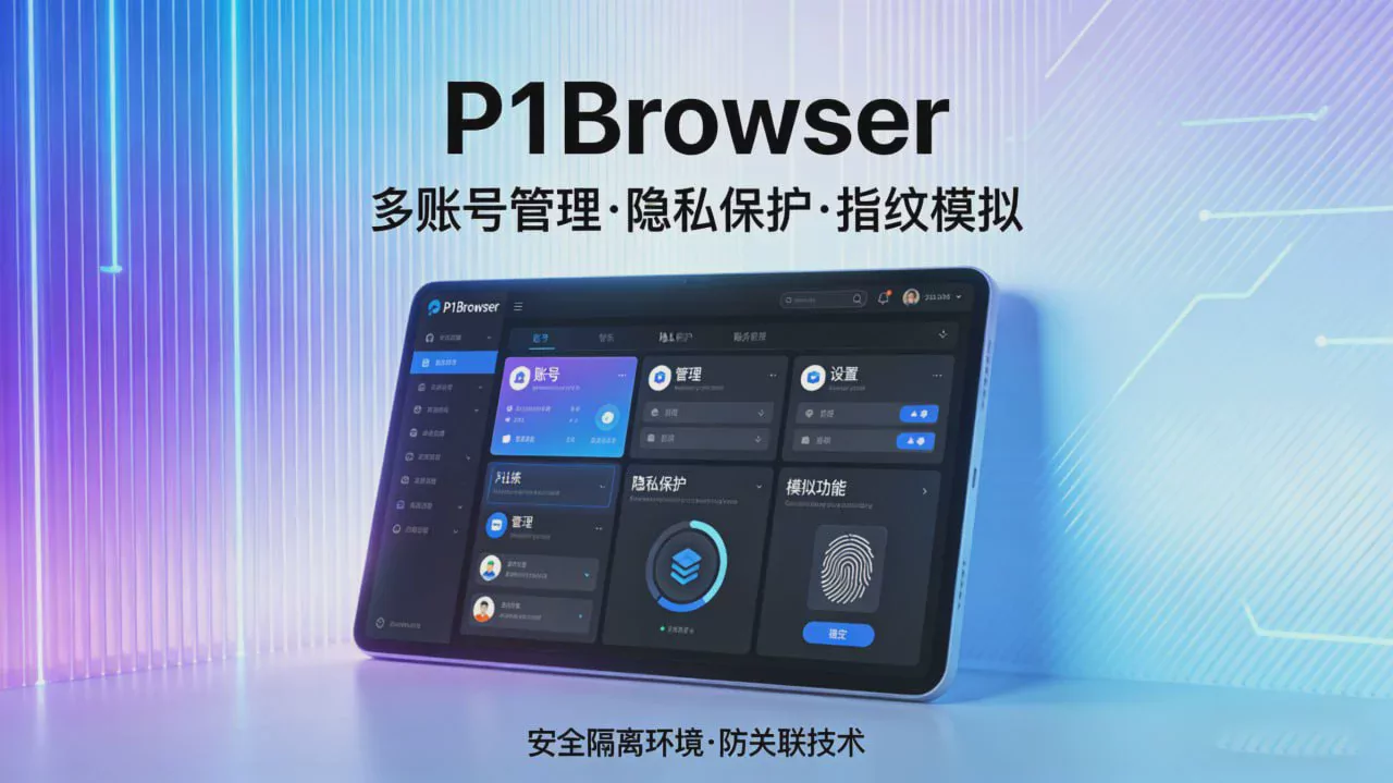 批量运营提效_3_倍:P1Browser_以环境隔离_+_审计追溯,实现合规规模化增长 图1 批量运营提效_3_倍:P1Browser_以环境隔离_+_审计追溯,实现合规规模化增长 图1