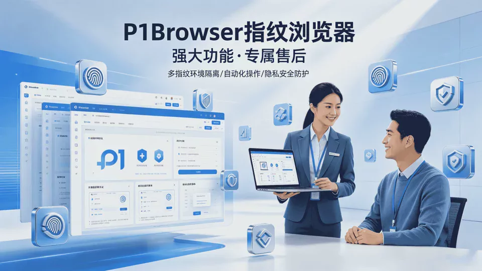 2026 顶配 P1Browser 指纹浏览器,功能全面实力拉满,一对一专属售后服务