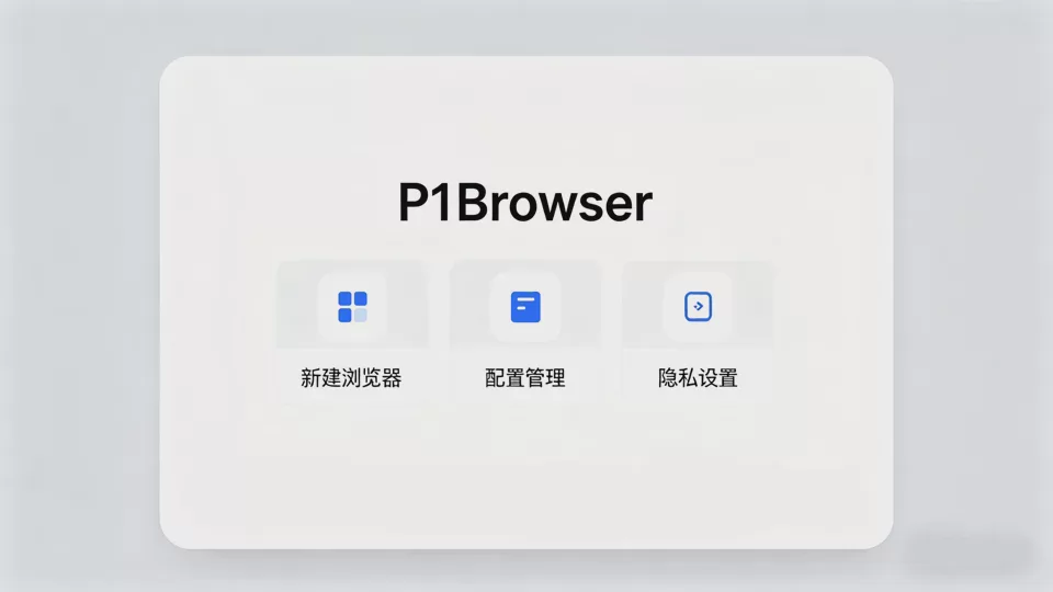 Multi-account anti-association browser_P1Browser_supports Facebook YouTube TikTok Instagram