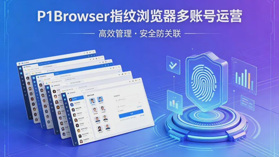 年付省 30%!P1Browser 指纹浏览器,多账号套餐限时优惠