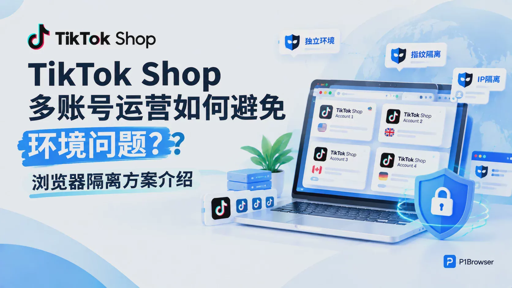 TikTok Shop多账号运营如何避免环境问题?浏览器隔离方案介绍