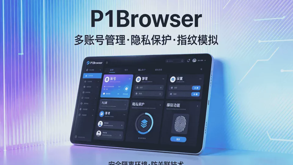 批量运营提效 3 倍:P1Browser 以环境隔离 + 审计追溯,实现合规规模化增长